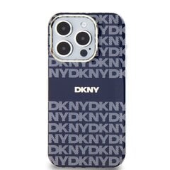 DKNY PC|TPU Repeat Pattern Tonal Stripe Magsafe Case for iPhone 13 Pro Blue цена и информация | Чехлы для телефонов | hansapost.ee