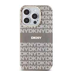 DKNY PC|TPU Repeat Pattern Tonal Stripe Magsafe Case for iPhone 13 Pro Beige цена и информация | Чехлы для телефонов | hansapost.ee