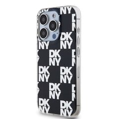 DKNY PC|TPU Checkered Pattern Case for iPhone 14 Pro Black цена и информация | Чехлы для телефонов | hansapost.ee