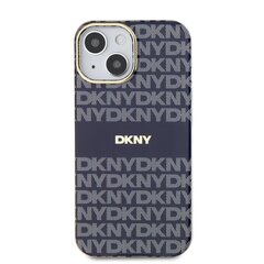 DKNY PC|TPU Repeat Pattern Tonal Stripe Magsafe Case for iPhone 14 Blue цена и информация | Чехлы для телефонов | hansapost.ee