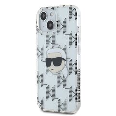 Karl Lagerfeld IML Electroplated Karl Head Case for iPhone 15 Transparent цена и информация | Чехлы для телефонов | hansapost.ee