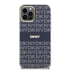 DKNY PC|TPU Repeat Pattern Tonal Stripe Magsafe Case for iPhone 12|12 Pro Blue цена и информация | Чехлы для телефонов | hansapost.ee