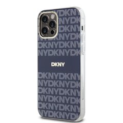 DKNY PC|TPU Repeat Pattern Tonal Stripe Magsafe Case for iPhone 12|12 Pro Blue цена и информация | Чехлы для телефонов | hansapost.ee