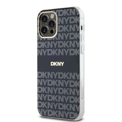 DKNY PC|TPU Repeat Pattern Tonal Stripe Magsafe Case for iPhone 12|12 Pro Black цена и информация | Чехлы для телефонов | hansapost.ee