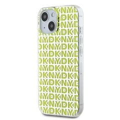 DKNY PC|TPU Repeat Pattern Case for iPhone 15 Yellow цена и информация | Чехлы для телефонов | hansapost.ee