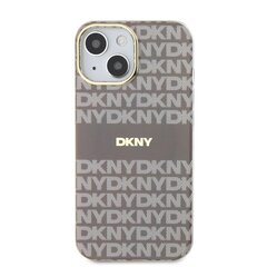 DKNY PC|TPU Repeat Pattern Tonal Stripe Magsafe Case for iPhone 14 Beige цена и информация | Чехлы для телефонов | hansapost.ee