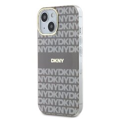 DKNY PC|TPU Repeat Pattern Tonal Stripe Magsafe Case for iPhone 14 Beige цена и информация | Чехлы для телефонов | hansapost.ee