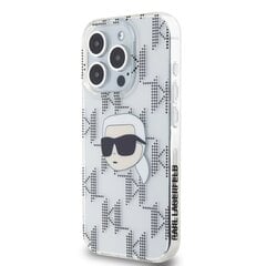 Karl Lagerfeld IML Electroplated Karl Head Case for iPhone 15 Pro Transparent цена и информация | Чехлы для телефонов | hansapost.ee