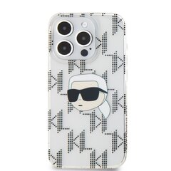 Karl Lagerfeld IML Electroplated Karl Head Case for iPhone 15 Pro Transparent цена и информация | Чехлы для телефонов | hansapost.ee