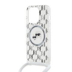 Karl Lagerfeld IML Monogram Crossbody K&CH Heads MagSafe Case for iPhone 13 Pro Max Transparent цена и информация | Чехлы для телефонов | hansapost.ee