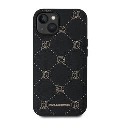 Karl Lagerfeld PU Karl Heads Pattern MagSafe Case for iPhone 14 Black цена и информация | Чехлы для телефонов | hansapost.ee