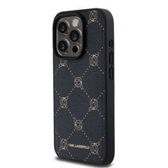 Karl Lagerfeld PU Karl Heads Pattern MagSafe Case for iPhone 15 Pro Black цена и информация | Чехлы для телефонов | hansapost.ee