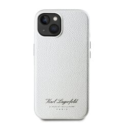 Karl Lagerfeld Grained PU Hotel RSG Case for iPhone 15 Grey цена и информация | Чехлы для телефонов | hansapost.ee