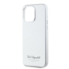 Karl Lagerfeld Grained PU Hotel RSG Case for iPhone 15 Pro Grey цена и информация | Чехлы для телефонов | hansapost.ee