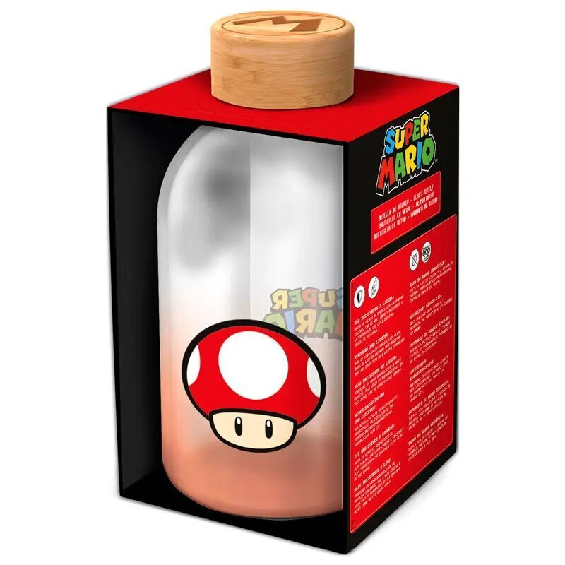 Nintendo Super Mario Bros Klaaspudel 620ml цена и информация | Joogipudelid | hansapost.ee