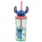 Stitch joogipudel kõrrega 360 ml hind ja info | Joogipudelid | hansapost.ee