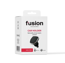 Fusion MH-100 väike autohoidik magnetiga, must hind ja info | Telefonihoidjad | hansapost.ee