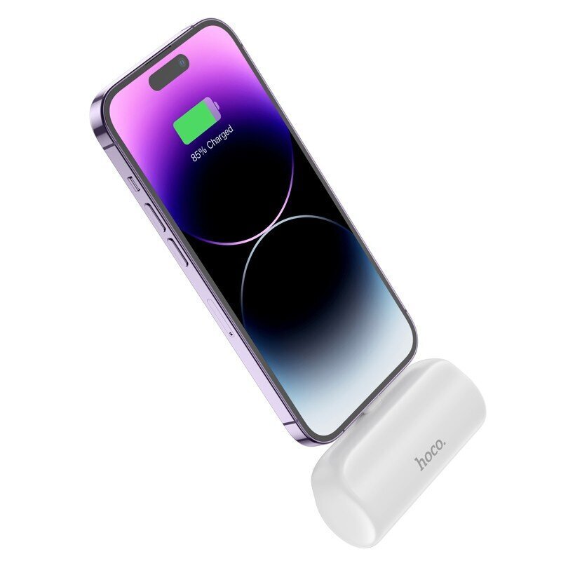 Väline aku Power Bank Hoco J106 Lightning 5000mAh valge цена и информация | Akupangad | hansapost.ee