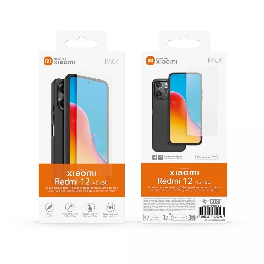 Made for Xiaomi TPU Cover + Tempered Glass 3662515032395 цена и информация | Ekraani kaitseklaasid ja kaitsekiled | hansapost.ee