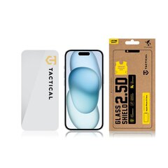 Tactical Glass Shield 2.5D for Apple iPhone 15 Clear цена и информация | Защитные пленки для телефонов | hansapost.ee