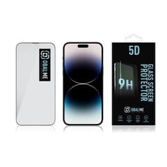 OBAL:ME 5D Glass Screen Protector for Apple iPhone 14 Pro Max Black цена и информация | Защитные пленки для телефонов | hansapost.ee