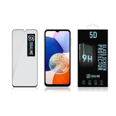 OBAL:ME 5D Glass Screen Protector for Samsung Galaxy A14 5G Black цена и информация | Защитные пленки для телефонов | hansapost.ee