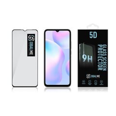 OBAL:ME 5D Glass Screen Protector for Xiaomi Redmi 9A|9AT|9C Black цена и информация | Защитные пленки для телефонов | hansapost.ee