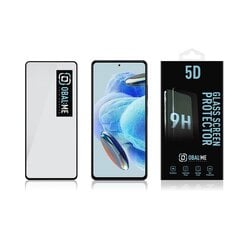 OBAL:ME 5D Glass Screen Protector for  Xiaomi Redmi Note 12 4G|5G Black цена и информация | Защитные пленки для телефонов | hansapost.ee