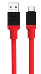 Tactical Fat Man Cable USB-A|USB-C 1m Red цена и информация | Tactical Телевизоры и аксессуары | hansapost.ee