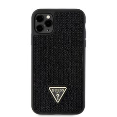 Guess Rhinestones Triangle Metal Logo Case for iPhone 11 Pro Black цена и информация | Чехлы для телефонов | hansapost.ee