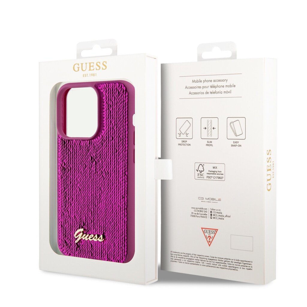 Guess Sequin Script Logo hind ja info | Telefonide kaitsekaaned ja -ümbrised | hansapost.ee