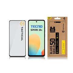 Tactical Glass Shield 5D for Tecno Spark 20c Black цена и информация | Защитные пленки для телефонов | hansapost.ee