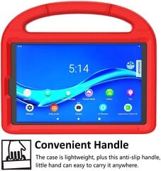 Чехол Shockproof Kids для Samsung X200/X205 Tab A8 10.5 2021, красный цена и информация | Чехлы для планшетов и электронных книг | hansapost.ee