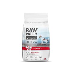 Raw Paleo Ultra täiskasvanud väikest tõugu koertele koos veiselihaga, 8 kg hind ja info | Koerte kuivtoit ja krõbinad | hansapost.ee