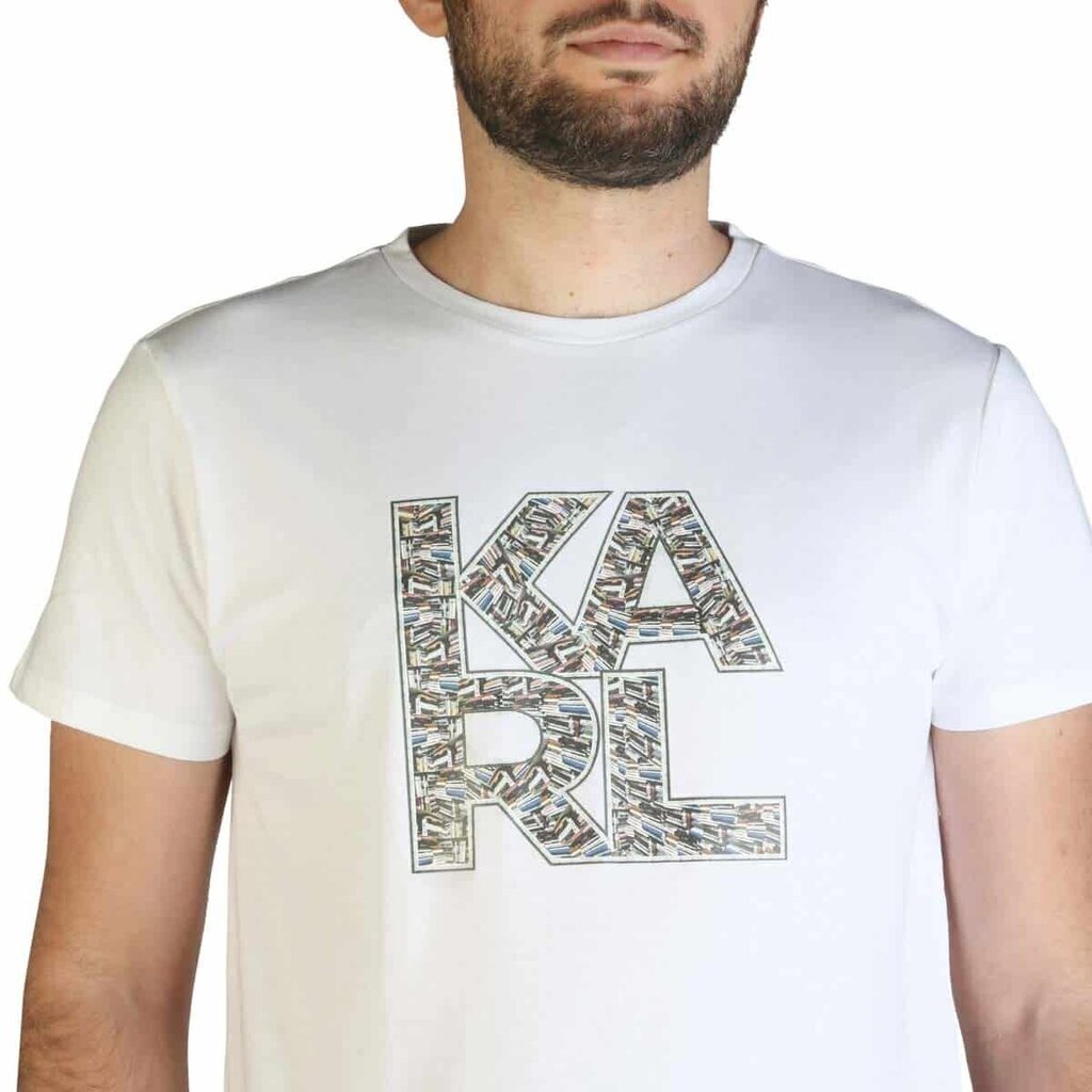 Karl Lagerfeld - KL21MTS01 55421 KL21MTS01_WHITE-XXL цена и информация | T-särgid meestele | hansapost.ee