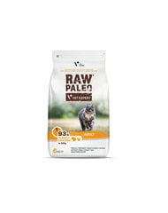 VetExpert Raw Paleo Adult Cat Turkey&Chicken, 6 kg hind ja info | Kassi kuivtoit ja kassikrõbinad | hansapost.ee