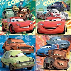 Головоломки Cars, 4 шт. цена и информация | Пазлы | hansapost.ee