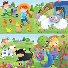 Головоломка Farm animals, 4 шт. цена и информация | Пазлы | hansapost.ee