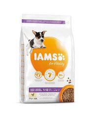 Iams ProActive Health väikest ja keskmist tõugu vanematele koertele koos kanaga, 12 kg hind ja info | Koerte kuivtoit ja krõbinad | hansapost.ee