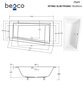 Vann Besco Intima Slim, 150x85 cm, parem hind ja info | Vannid | hansapost.ee