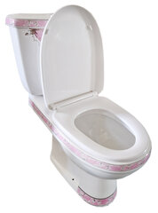 Wc-pott 3308-PF dekoreeritud, aeglaselt sulguva kaanega price and information | Toilet bowl | hansapost.ee