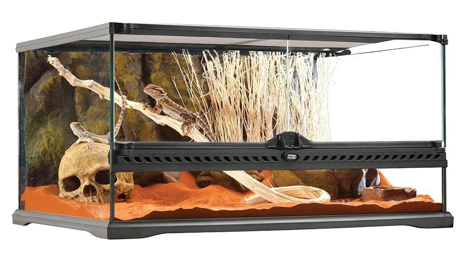 Terraarium Exo-Terra Natural Terrarium, 60x45x30 cm, must hind ja info | Kaubad eksootilistele loomadele | hansapost.ee