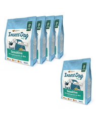 Green Petfood InsectDog Sensitive koos putukatega, 5x900 g hind ja info | Koerte kuivtoit ja krõbinad | hansapost.ee