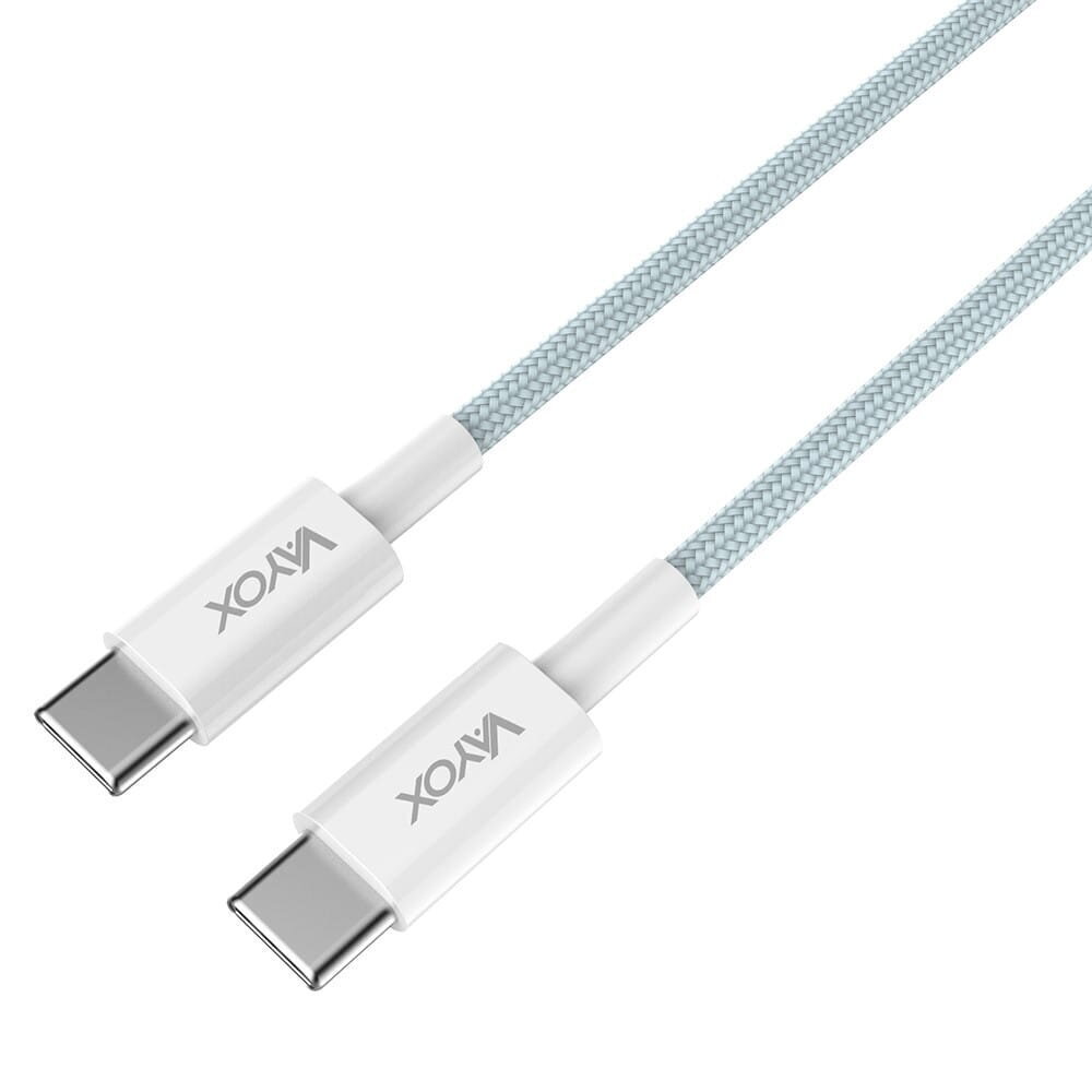 USB-C - USB-C 65W 3A 1m premium liinikaabel VA0105 Vayox цена и информация | Juhtmed ja kaablid | hansapost.ee