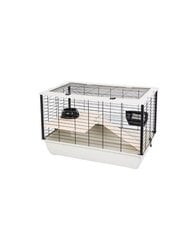 Клетка для кроликов Interzoo Bunny 80 De Luxe, 78х48х50 см, серого цвета цена и информация | Клетки и аксессуары для грызунов | hansapost.ee