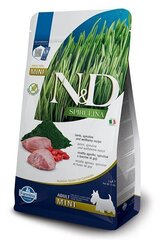 Farmina N&D Spirulina Lamb Adult Mini с бараниной, 2 кг цена и информация | Сухой корм для собак | hansapost.ee