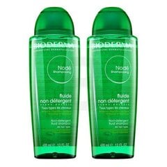 Juuksešampoon Bioderma Nodé Non-Detergent Fluid Shampoo, mitteärritav, kõikidele juuksetüüpidele, 2 x 400 ml hind ja info | Šampoonid | hansapost.ee