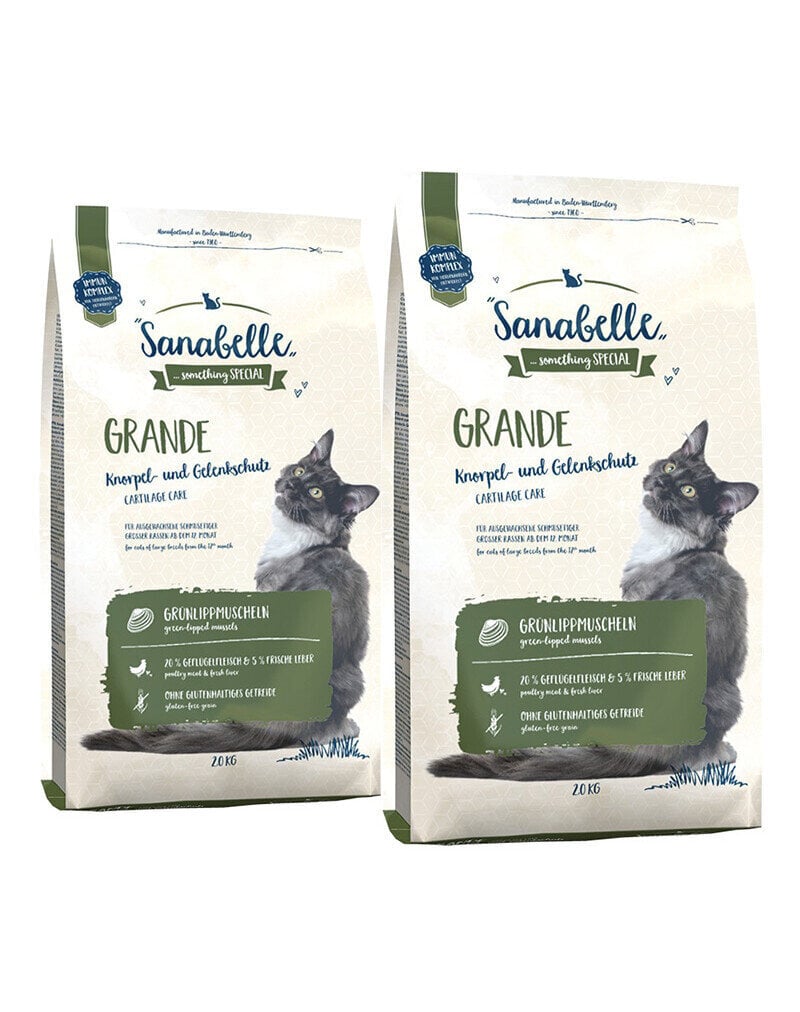 Sanabelle Grande 4 kg hind ja info | Kassi kuivtoit ja kassikrõbinad | hansapost.ee