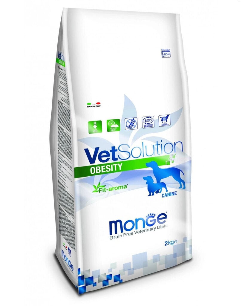 Monge Vet Solution Dog Obesity 2 kg + konserv Recovery, 150 g hind ja info | Koerte kuivtoit ja krõbinad | hansapost.ee