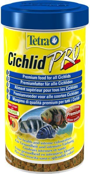 Toit tsichlididele Tetra Cichlid Pro, 500 ml цена и информация | Kalade toit | hansapost.ee